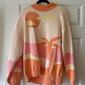 Princess Polly Colorful Sunset Sweater